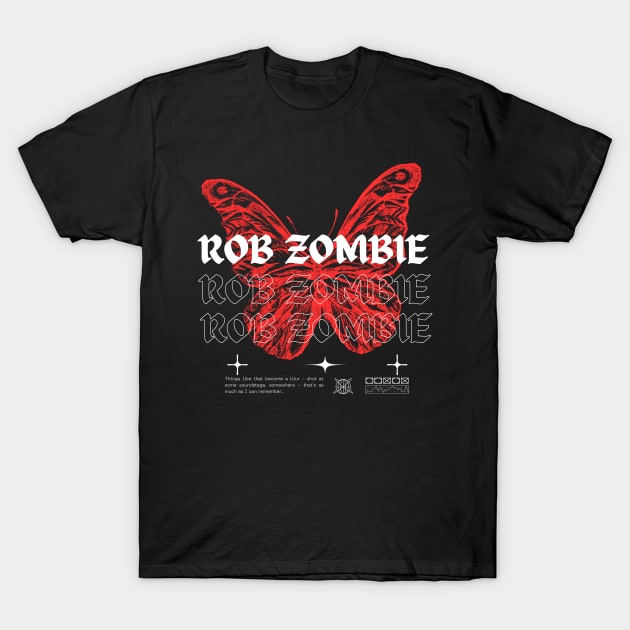 Rob Zombie // Butterfly T-Shirt by Saint Maxima